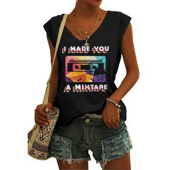 Mixtape 80S 90S Vintage Costume Retro For Women's V-neck Tank Top | Mazezy