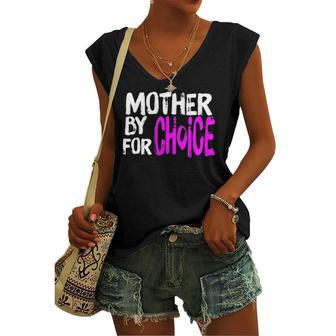 Mother By Choice For Choice Feminist Rights Pro Choice Mom Women's V-neck Tank Top | Mazezy