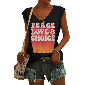 Womens Womens Rights Pro Choice Feminist Fashion Women's Vneck Tank Top - Seseable