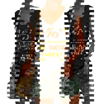 I Survived The 60S Sixties Twice 70Th Birthday V2 Women's Vneck Tank Top | Seseable CA