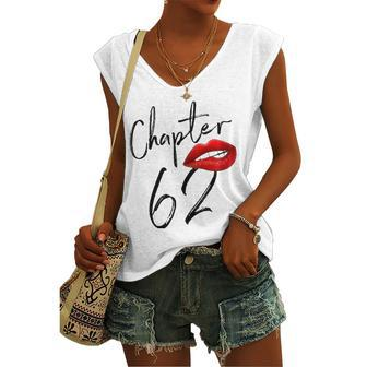 62 Years Old 62Nd Birthday Chapter 62 Happy Birthday Women's V-neck Tank Top | Mazezy