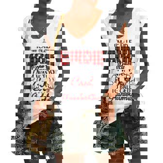 Birdie Grandma Im Called Birdie Because Im Too Cool To Be Called Grandmother Women's Vneck Tank Top - Seseable