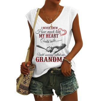 Grandma Until Someone Called Me Grandma Women's Vneck Tank Top - Seseable