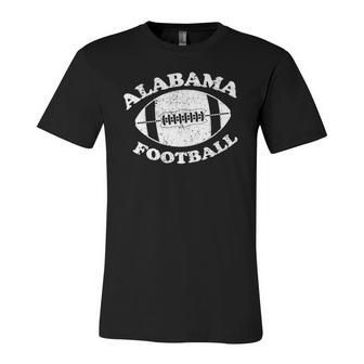 Alabama Football Vintage Distressed Style Jersey T-Shirt | Mazezy