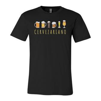 Cervezariano Mexican Beer Cerveza Jersey T-Shirt | Mazezy