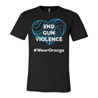 Enough End Gun Violence Wear Orange Jersey T-Shirt | Mazezy