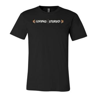 Living Stereo Full Color Arrows Speakers Jersey T-Shirt | Mazezy
