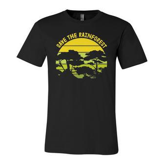 Save The Rainfores Earth Day Save Earth Inspiration Jersey T-Shirt | Mazezy