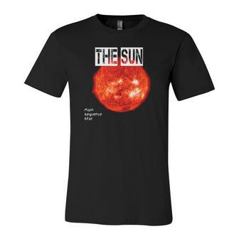 The Sun Main Sequence Star Astronomy Jersey T-Shirt | Mazezy