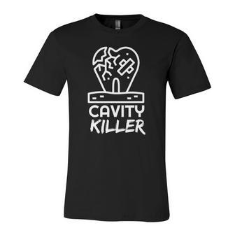 Tooth Filling A Cavity Killer Dentist Jersey T-Shirt | Mazezy
