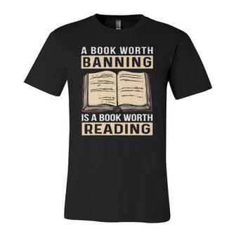 Vintage Censorship Book Reading Nerd I Read Banned Books Jersey T-Shirt | Mazezy