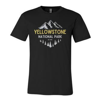 Vintage Yellowstone National Park Retro Est 1872 Jersey T-Shirt | Mazezy
