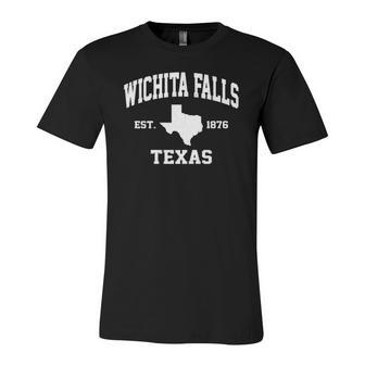 Wichita Falls Texas Tx Vintage State Athletic Style Jersey T-Shirt | Mazezy
