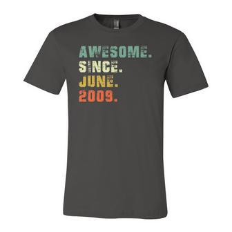 13 Years Old 13Th Birthday Awesome Since June 2009 Birthday Party Jersey T-Shirt | Mazezy