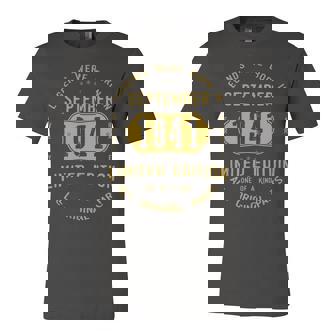 1941 September Birthday Gift 1941 September Limited Edition Unisex Jersey Short Sleeve Crewneck Tshirt | Seseable CA