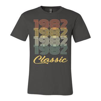 1982 Classic Birthday Unisex Jersey Short Sleeve Crewneck Tshirt - Seseable