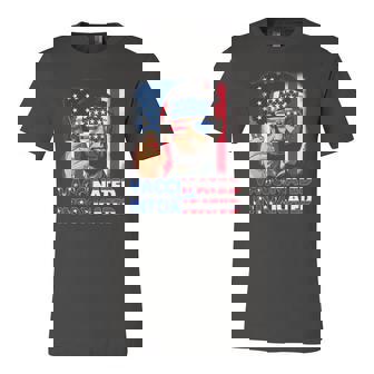 4Th Of July Vaccinated Intoxicated Usa Abe Lincoln Jersey T-Shirt | Mazezy