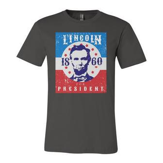 Abraham Lincoln 4Th Of July Usa For President 1860 Jersey T-Shirt | Mazezy
