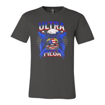 America Eagle Skull Ultra Mega The Great Maga King Ultra Mega Patriot Jersey T-Shirt | Mazezy