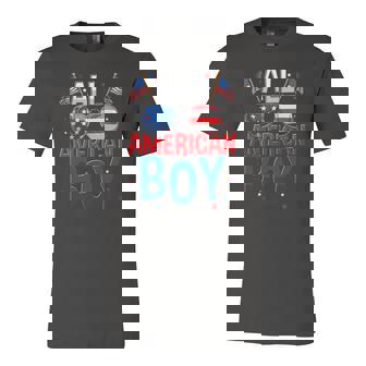 All American Boy 4Th Of July Boys Kids Sunglasses Jersey T-Shirt | Mazezy