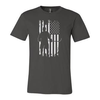American Flag Hockey Apparel Hockey Jersey T-Shirt | Mazezy