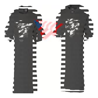 American Flag Paper Plane 4Th Of July Patriotic Usa Flag Jersey T-Shirt | Mazezy