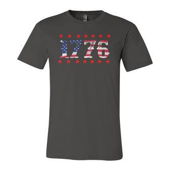 American Flag Usa United States America Independence Jersey T-Shirt | Mazezy