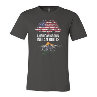 American Grown With Indian Roots India Tee Jersey T-Shirt | Mazezy