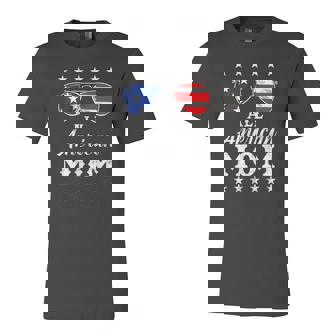 All American Mom Us Flag Sunglasses 4Th Of July Jersey T-Shirt | Mazezy