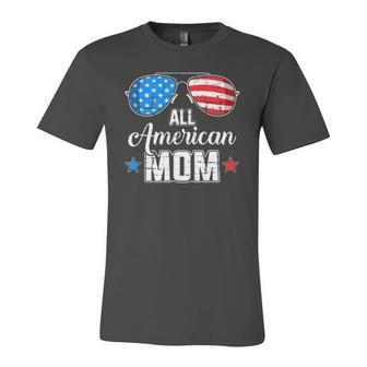 All American Mom Us Flag Sunglasses For Matching 4Th Of July Jersey T-Shirt | Mazezy
