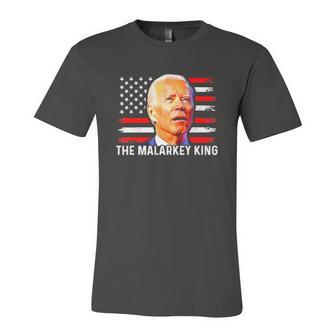 Anti Joe Biden The Malarkey King Pro Trump Ultra Maga King Jersey T-Shirt | Mazezy