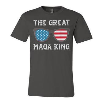 Anti Joe Biden Ultra Maga The Return Of The Great Maga King V3 Unisex Jersey Short Sleeve Crewneck Tshirt | Favorety DE