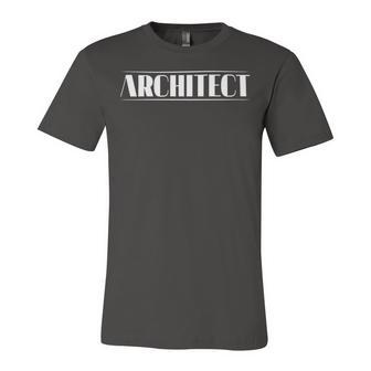 Architect Architecture Student Vintage Retro Art Design 682 T-Shirt Unisex Jersey Short Sleeve Crewneck Tshirt - Monsterry