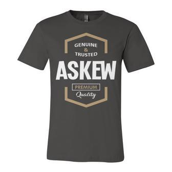 Askew Name Gift Askew Premium Quality Unisex Jersey Short Sleeve Crewneck Tshirt - Seseable