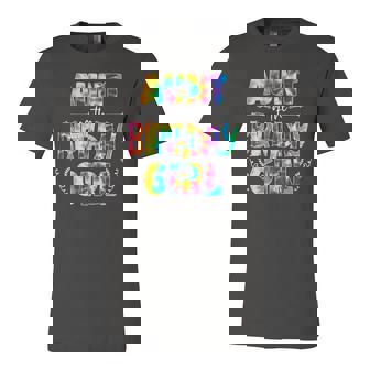 Aunt Of The Birthday Girl Matching Family Tie Dye Unisex Jersey Short Sleeve Crewneck Tshirt