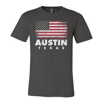 Austin Texas 4Th Of July American Flag Usa America Patriotic Jersey T-Shirt | Mazezy