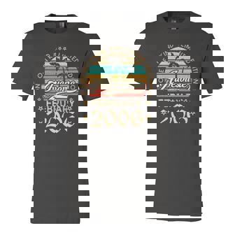 Awesome Since February 2006 Limited Edition Vintage Birthday Jersey T-Shirt | Mazezy