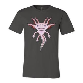 Axolotl Cute Unisex Jersey Short Sleeve Crewneck Tshirt | Favorety DE