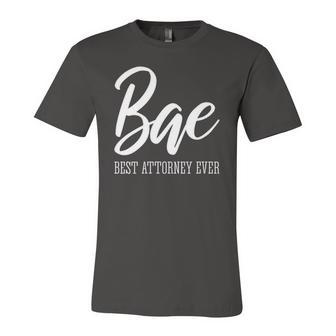 Bae Best Attorney Ever Lawyer Jersey T-Shirt | Mazezy