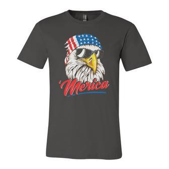 Bald Eagle Merica 80S Mullet Eagle America Usa 4Th Of July Essential Jersey T-Shirt | Mazezy
