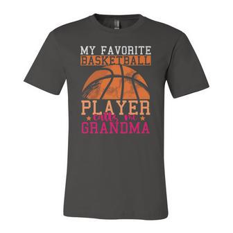 Basketball Player Grandma Sports Basketball Jersey T-Shirt | Mazezy
