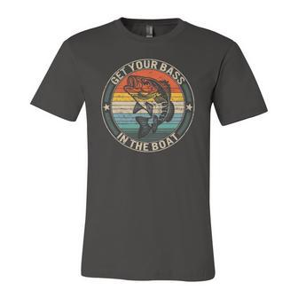 Get Your Bass On The Boat Fishing For Fisherman Jersey T-Shirt | Mazezy