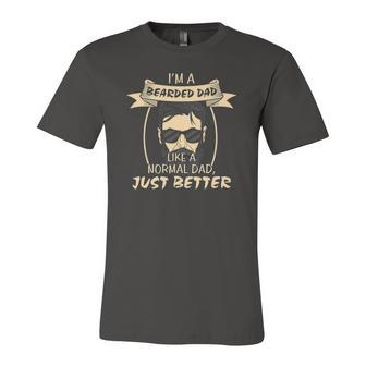Bearded Dad Beard Jersey T-Shirt | Mazezy