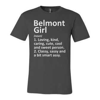 Belmont Girl Nc North Carolina City Home Roots Jersey T-Shirt | Mazezy