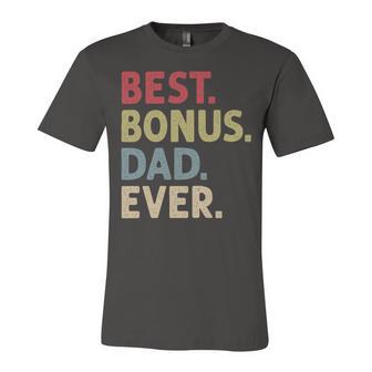 Best Bonus Dad Ever Unisex Jersey Short Sleeve Crewneck Tshirt - Monsterry UK