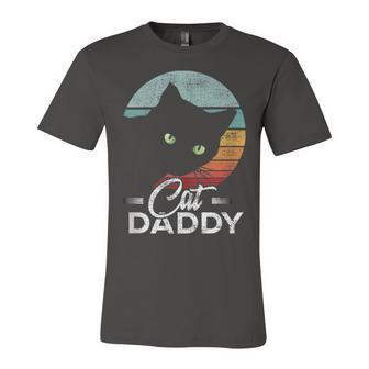 Best Cat Dad Daddy Ever Cat Lover Unisex Jersey Short Sleeve Crewneck Tshirt - Monsterry CA