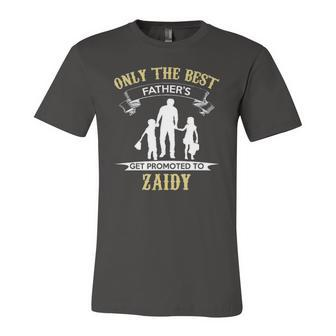 Only The Best Fathers Get Promoted To Zaidy Jersey T-Shirt | Mazezy