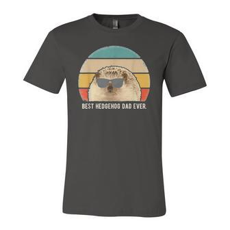 Best Hedgehog Dad Ever Animal Retro Classic Jersey T-Shirt | Mazezy