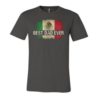 Best Mexican Dad Ever Mexican Flag Pride Fathers Day Jersey T-Shirt | Mazezy