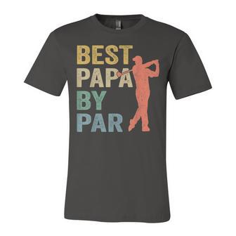 Best Papa By Par Fathers Day Golf Grandpa Jersey T-Shirt | Mazezy